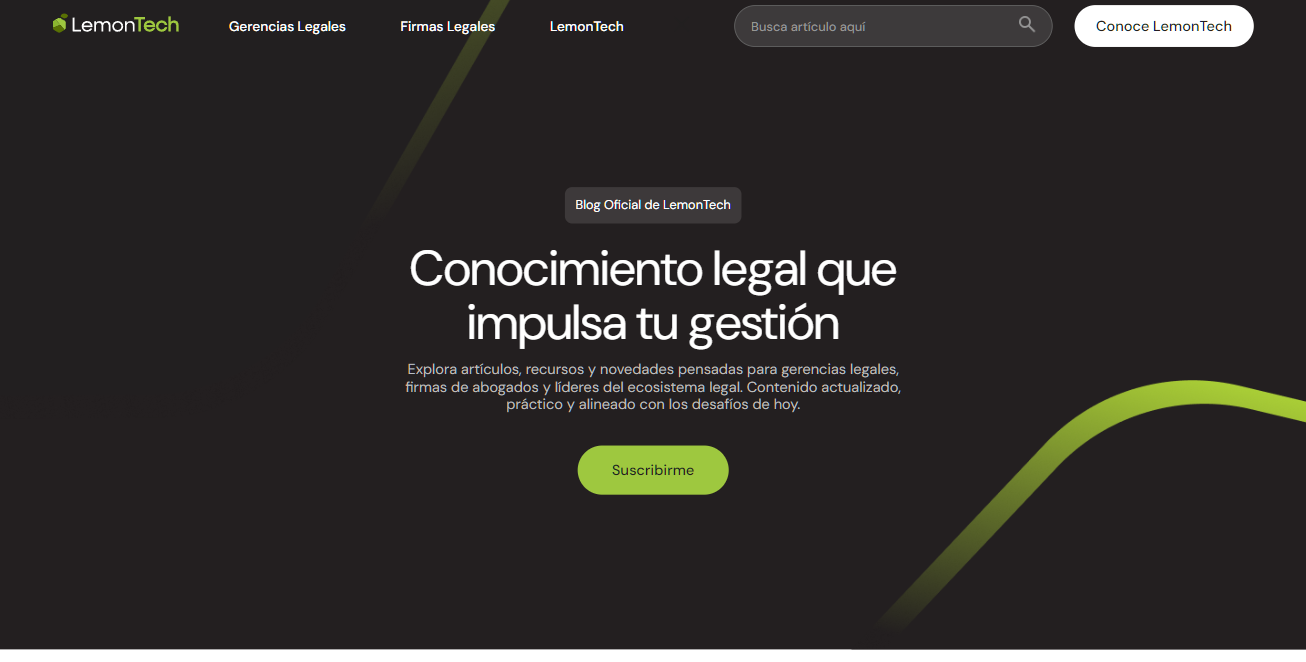 Captura del Blog LemonTech