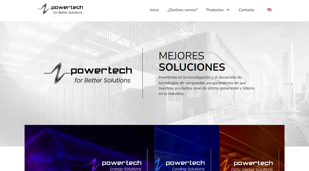 Captura de Powertech Latam